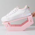 Foldable Space Saving Double Deck Shoe Rack Holder