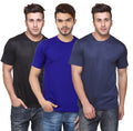 Ketex Round Neck Men's Polyester Blend Dri Fit T-Shirts (Pack of 3)