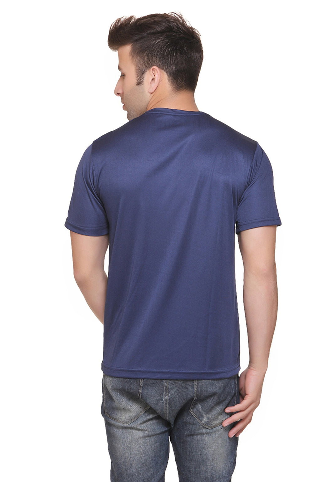 Ketex Round Neck Men's Polyester Blend Dri Fit T-Shirts (Pack of 3)