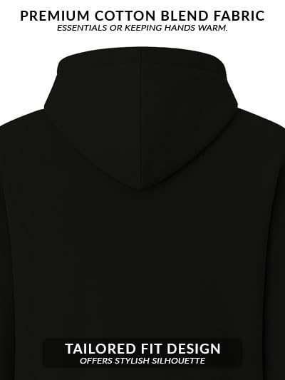 ADRO Men's Solid Cotton Zipper Hoodies
