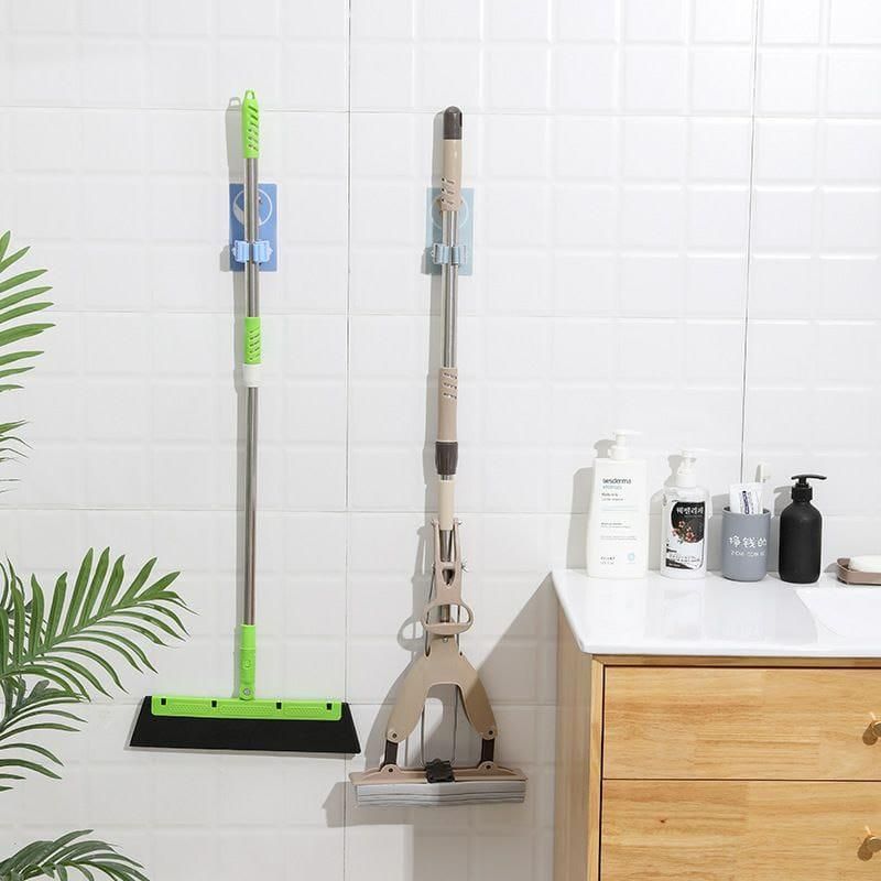 Mop Broom Holder-Wall Mounted Cartoon Mop,