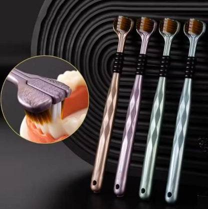 3 SIded Tooth Brush