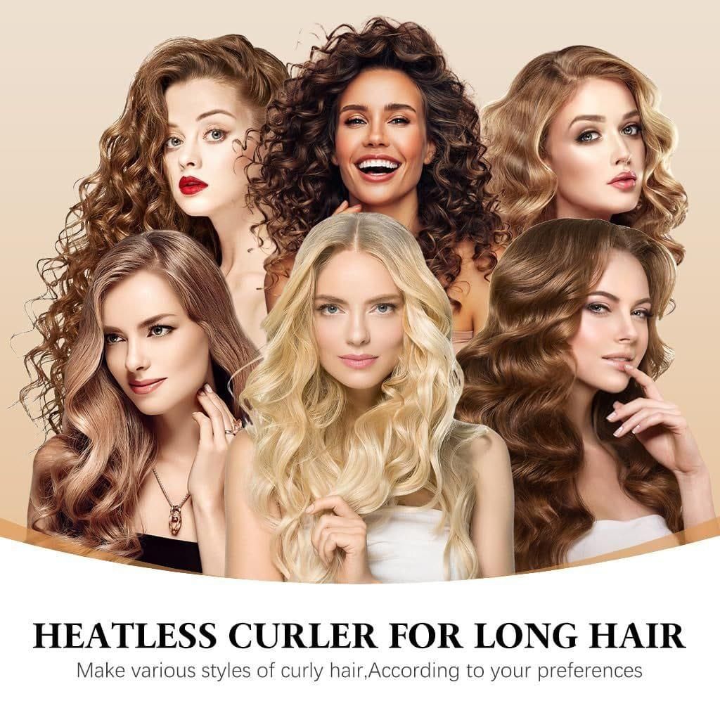 Heatless Curling Rods with Hooks