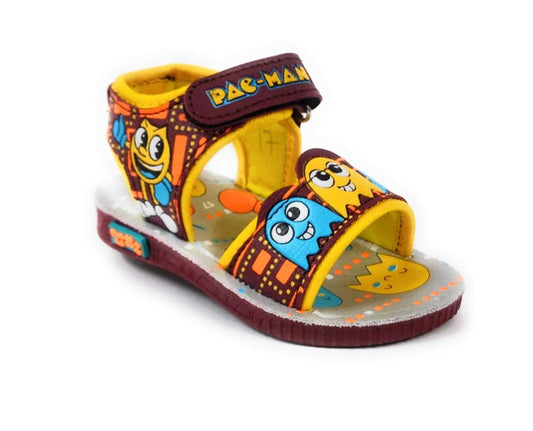 Coolz Kids Chu-Chu Sound Musical First Walking Sandals C-1A Cherry Tan for Baby Boys and Baby Girls Age 12-24 Months