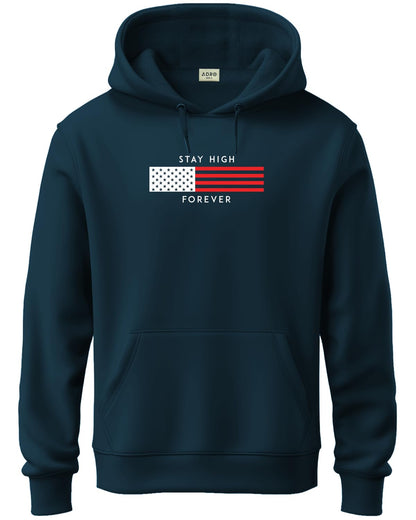 ADRO Men's Hoodie: Printed Cotton Sweatshirt with Hood | Male Hooded Sweatshirt