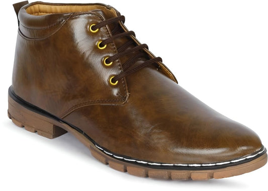 Oversta Men's Lightweight Comfort Summer Treandy Premium Stylish Boots for Boys