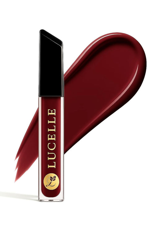 True Matte Ruby Noir Lipstick | Deep Maroon-Wine Long Lasting Matte Lipstick for Women | Smudge-Proof, Vegan & Alcohol-Free Formula – 4 ml