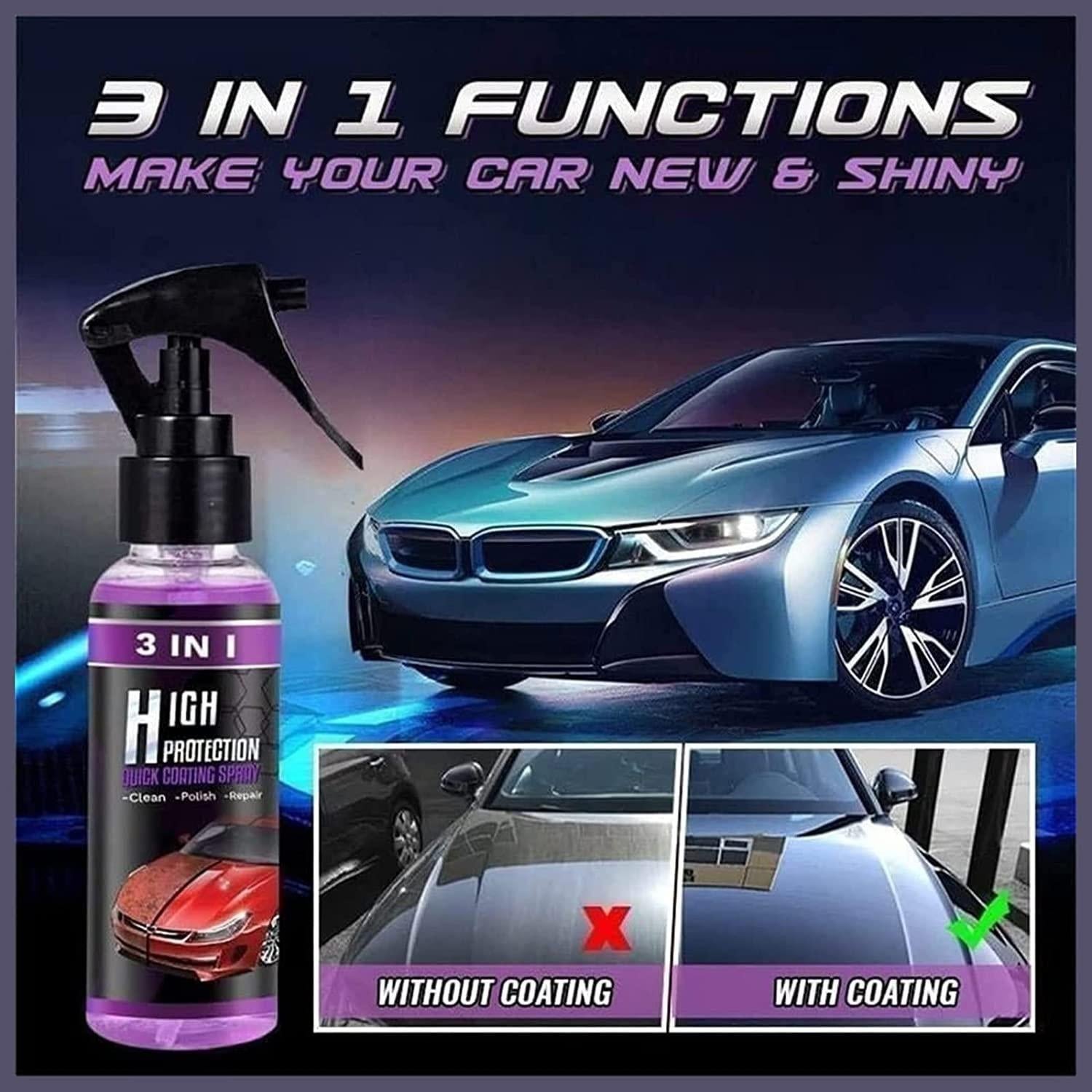 Car Wax Polish Spray