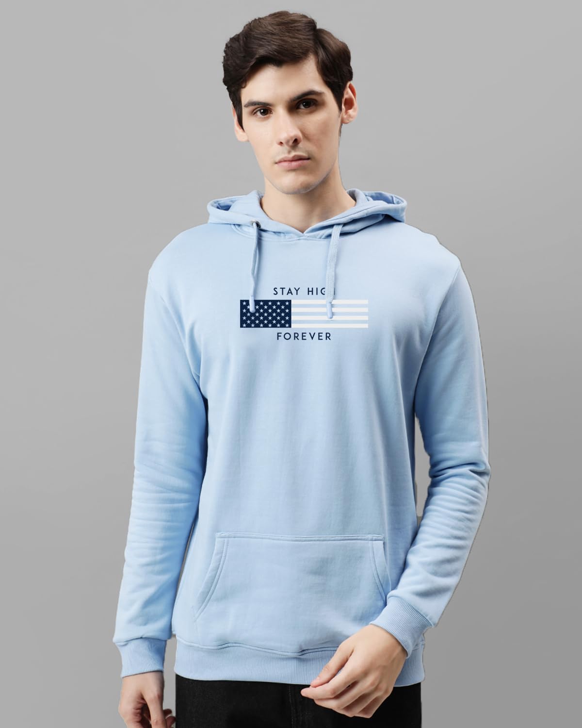 ADRO Men's Hoodie | Printed Cotton Sweatshirt | High-quality Hooded Hoodie for Men