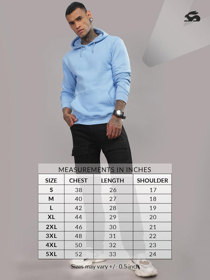 ADRO Men's Hoodie | Printed Cotton Sweatshirt | High-quality Hooded Hoodie for Men