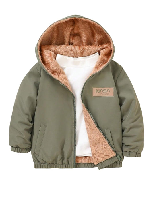 Boys' Warm Full Sleeve Jacket by TAGAS, for Kids' Winter Wear