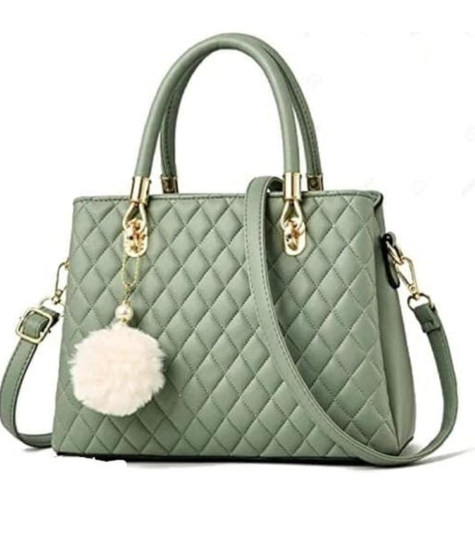 Stylish Women's PU Leather Handbag: Shoulder or Hand-held, Long Strap, Queen Collection