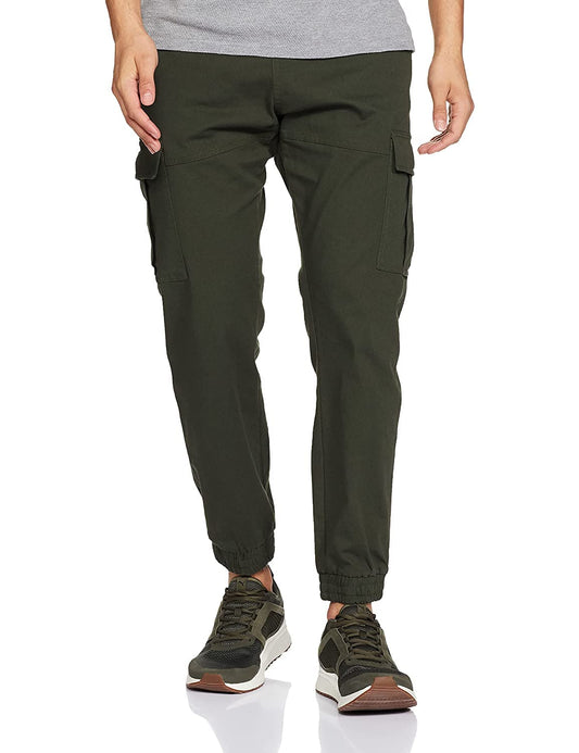 Amazon Brand - Symbol Men's Stretchable Slim Fit Cargo Jogger Pants | Chinos | Casual Trousers