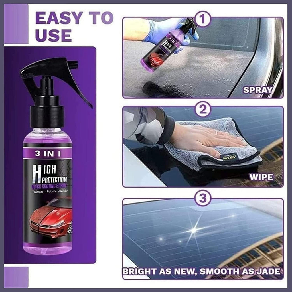 Car Wax Polish Spray