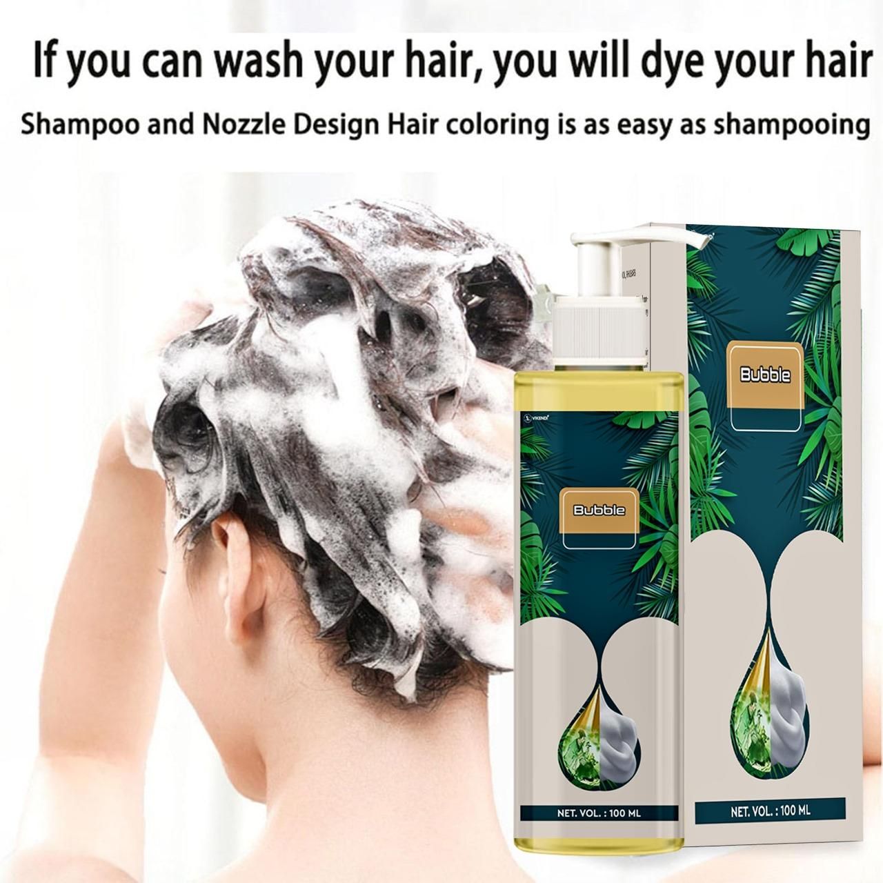 Natural Plant Bubble Hair Dye