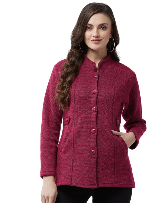 PIVL Women's Long Winter Acrylic Blend Sweater