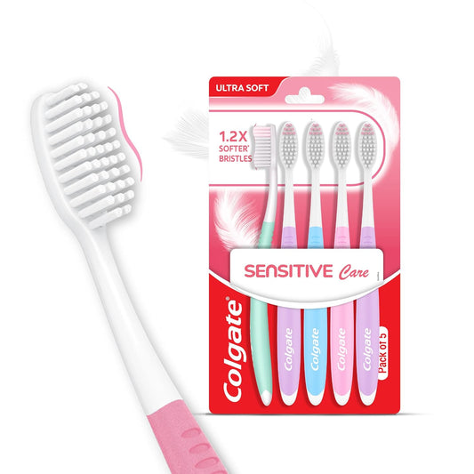Colgate Gentle Sensitive Toothbrush, 5-Pack