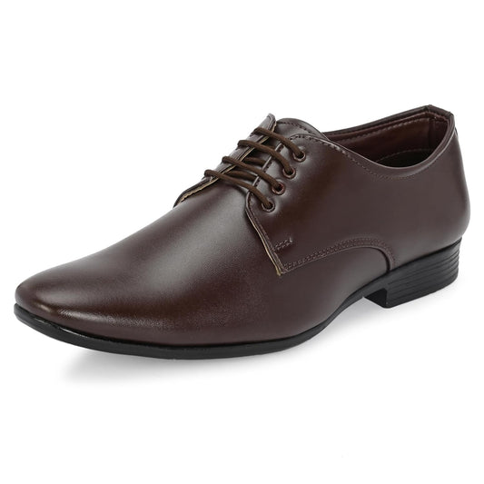 Centrino Men's Lace-Up Derby Shoe | Formal for Business, Casual Wear | Comfort-Fit Craftsmanship & All-Day Support