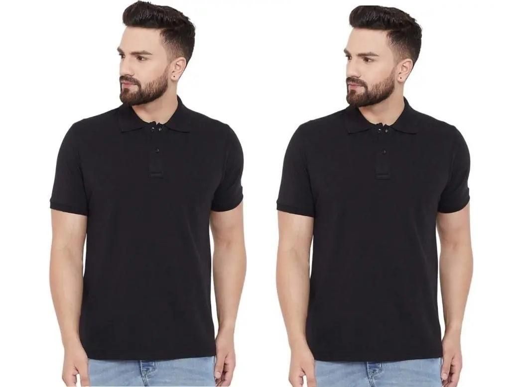 Mens Polo Neck T-Shirt