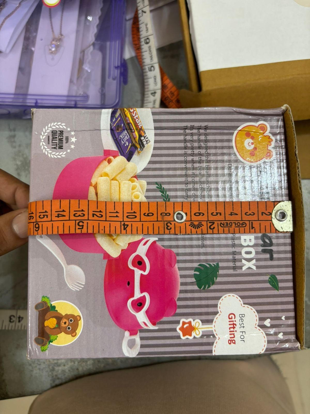 Cute Teddy Bear Lunch Box