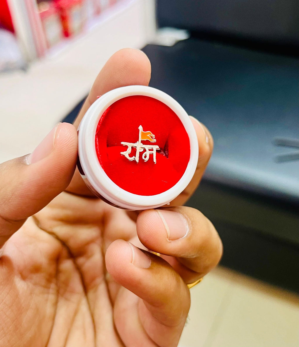 Single Shree Ram Earring Silver