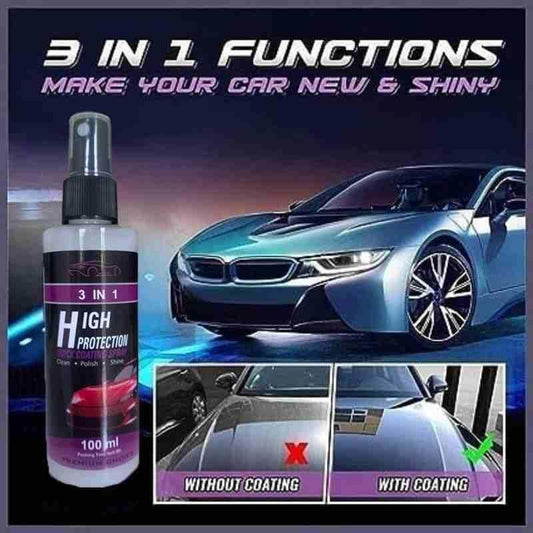 Car Wax Polish Spray