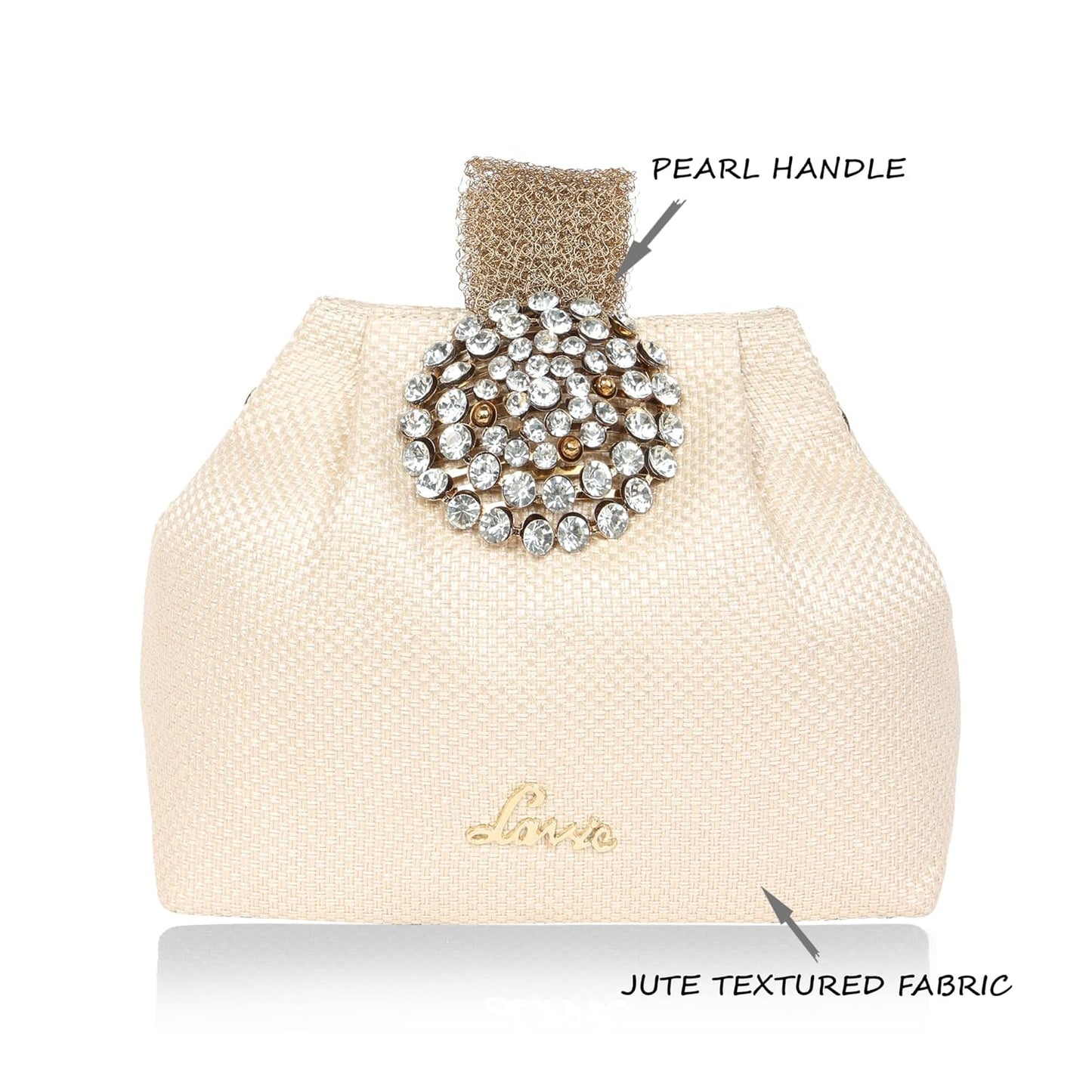 Lavie Women's Tiana Embellished Potli | Ladies Purse Handbag