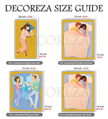 240 TC Cotton Feel Glace Cotton Elastic Fitted Printed King Size Double Bed Bedsheet with 2 Pillow Covers and Fits Upto 8 inches Mattress, Size- 72"x78" (White Wave)