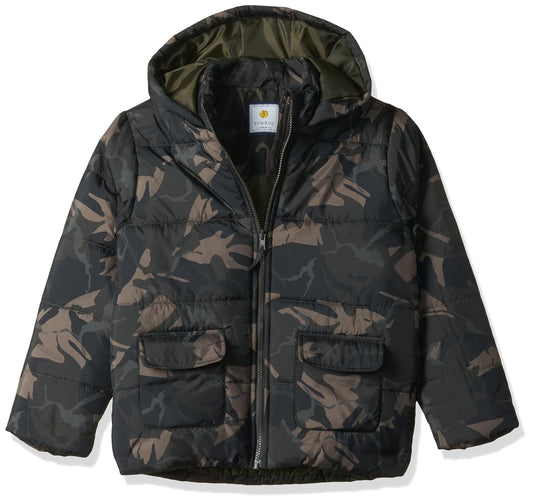 Amazon Brand - Symbol Boy's 100% Polyester Regular Jacket