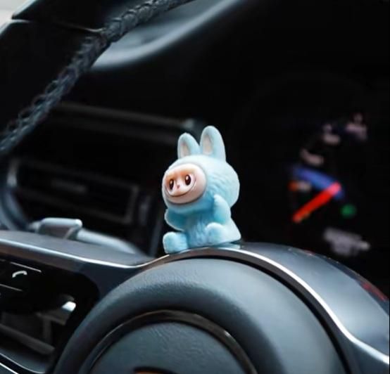 Trendy Labubu Mini Car Dashboard