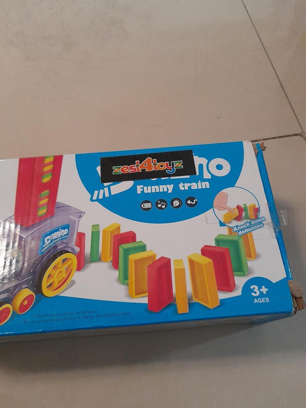 Train Toy Domino Set for Kids
