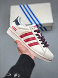 Adidas Superstar Low-Top White Red Sneakers