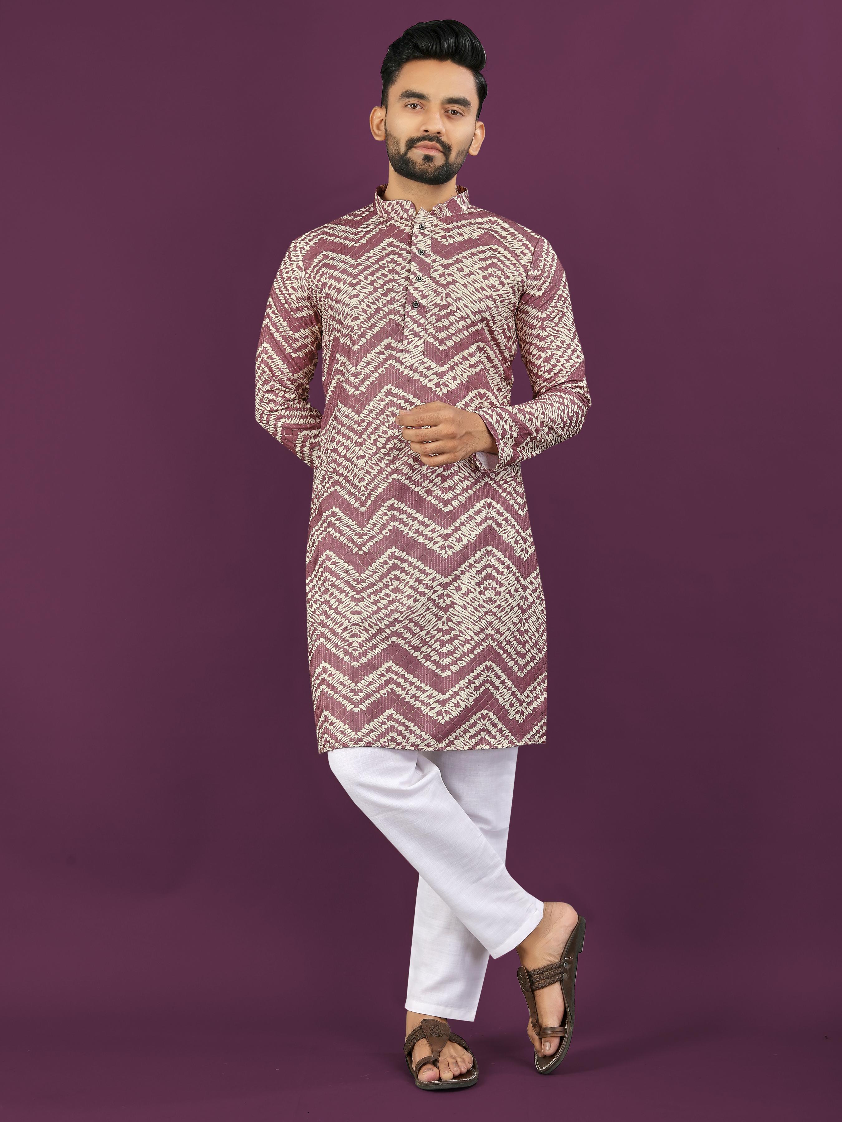 RAYON DIGITAL PRINT KURTA PAJAMA