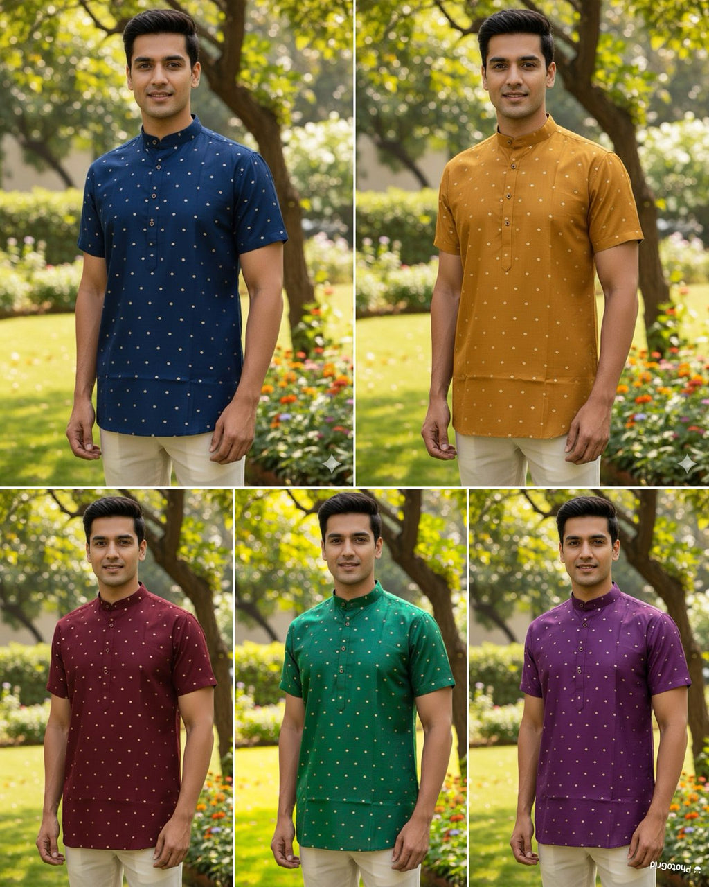 Casual Wear Men Short Kurta@F