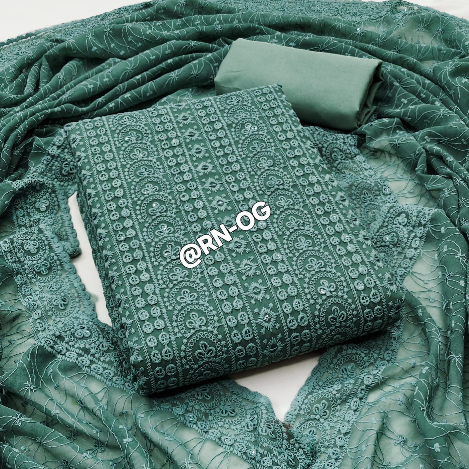 ORIGINAL GEORGETTE WITH BODER LESS IN DAMAN@F