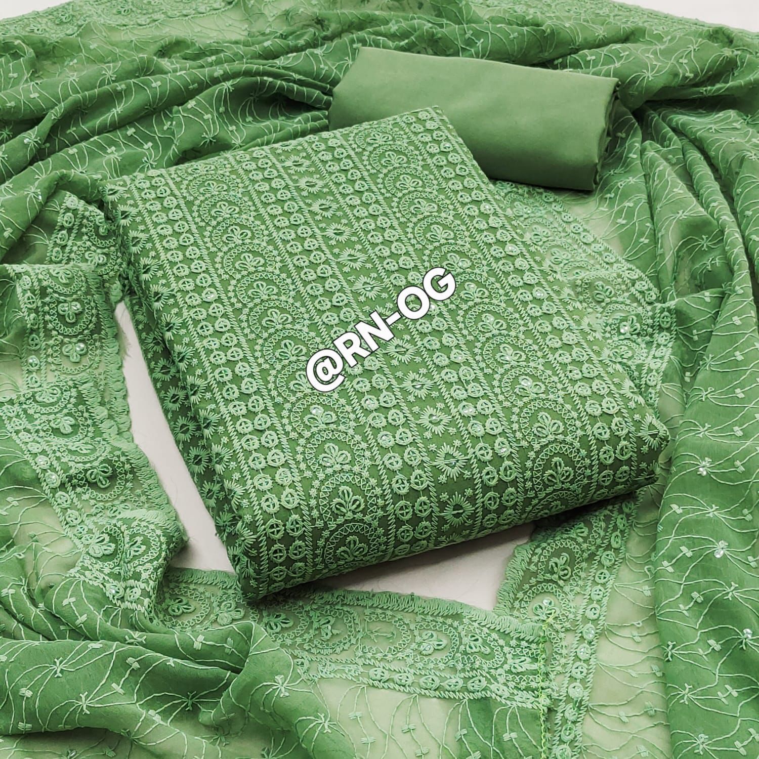 ORIGINAL GEORGETTE WITH BODER LESS IN DAMAN@F