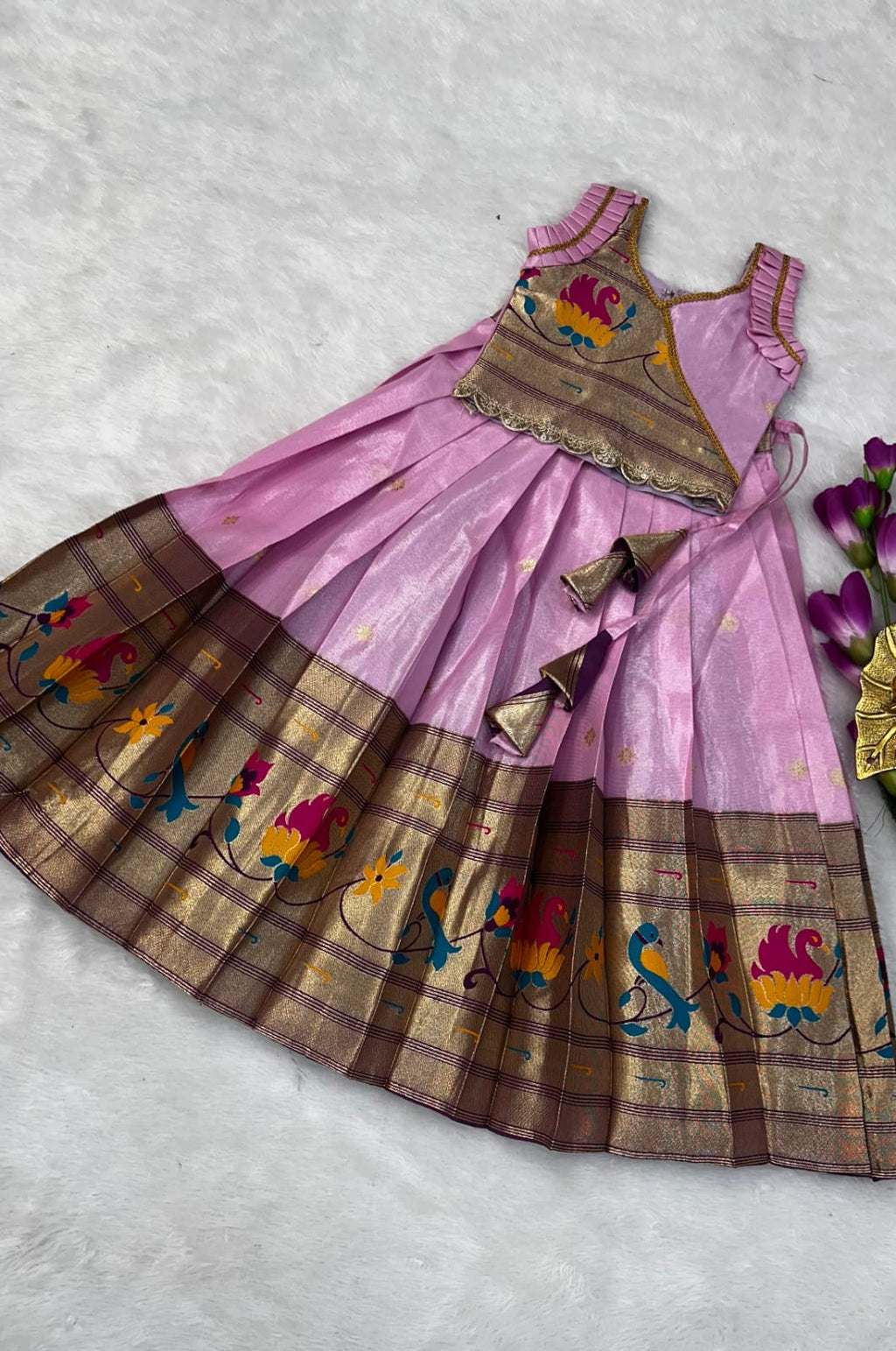 KIDS SPECIAL PAITHANI LEHENGA CHOLI
