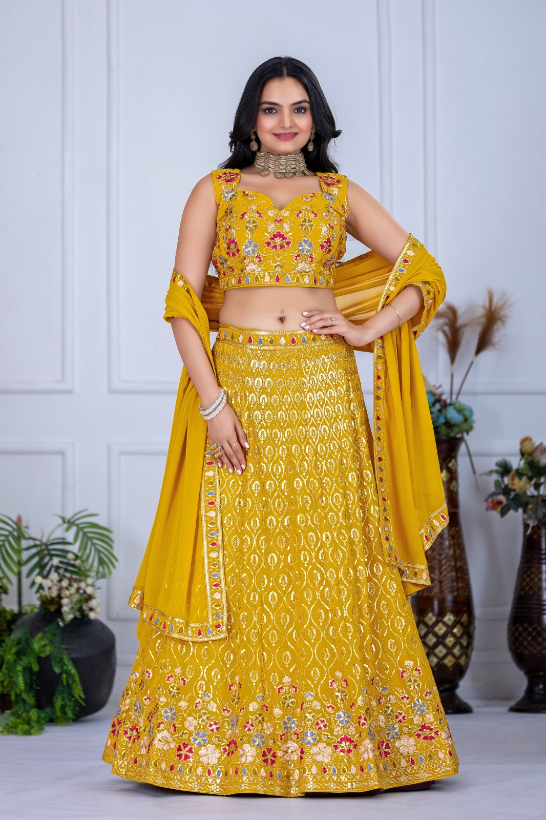 Royal threads. Modern souls. Presenting our latest lehenga collection@F