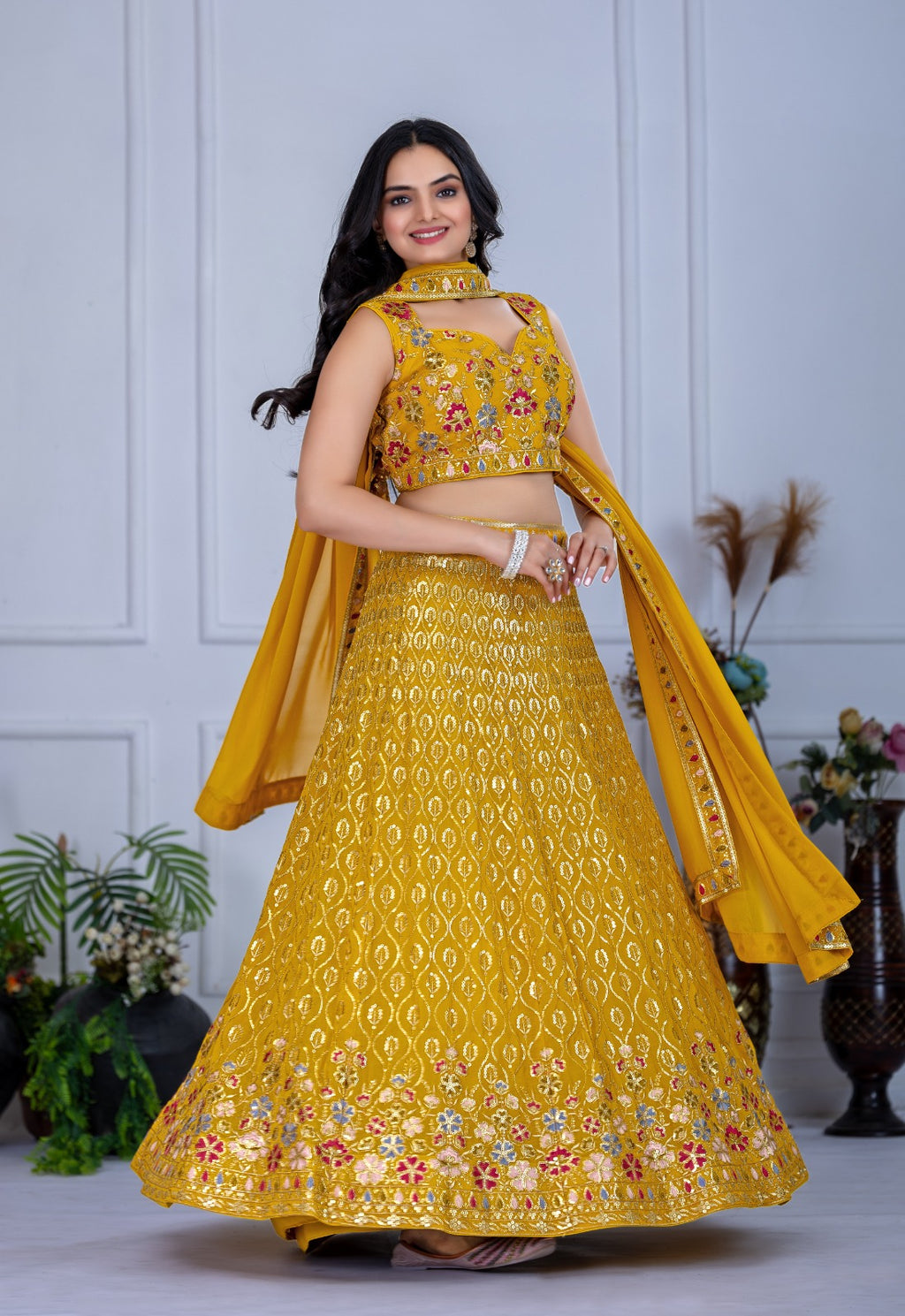 Royal threads. Modern souls. Presenting our latest lehenga collection@F