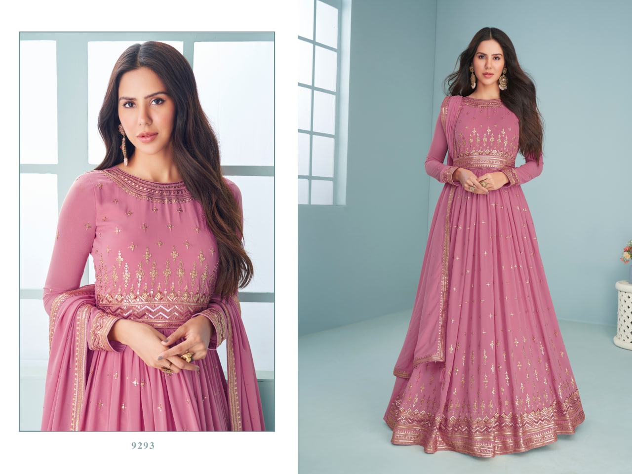 Stylish Georgette Fancy Suit@F