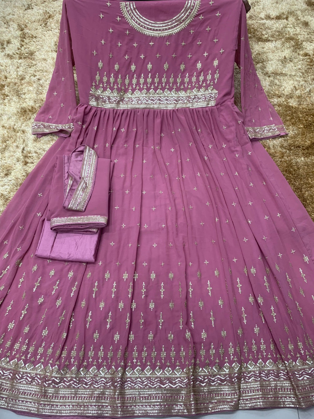 Stylish Georgette Fancy Suit@F