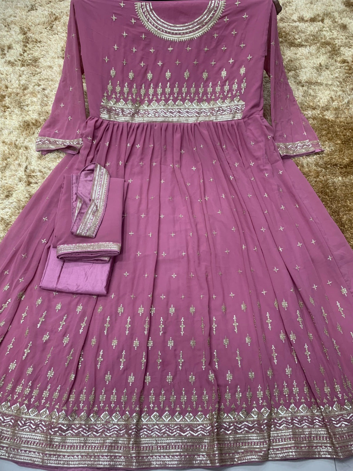 Stylish Georgette Fancy Suit@F