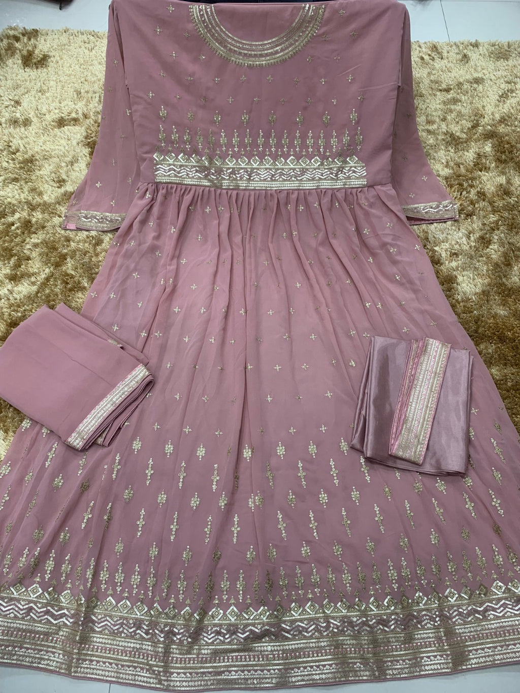 Stylish Georgette Fancy Suit@F