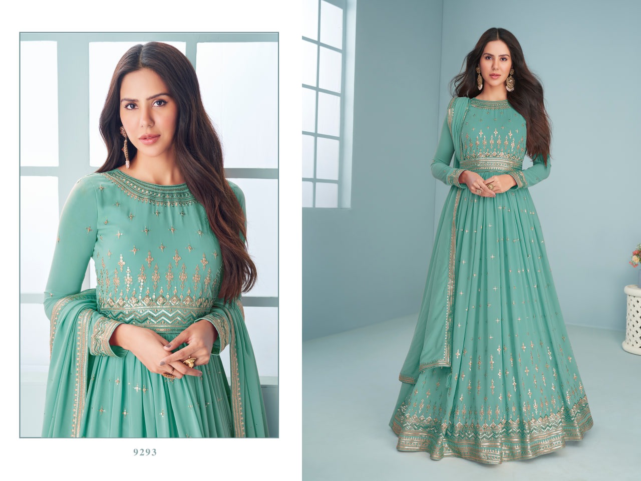Stylish Georgette Fancy Suit@F