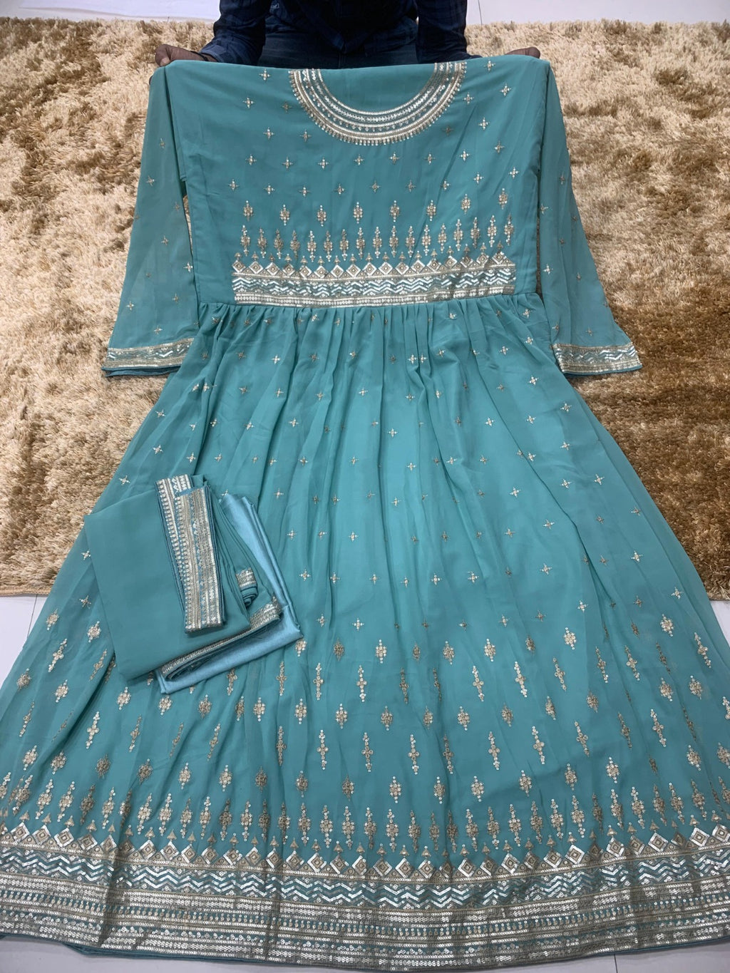 Stylish Georgette Fancy Suit@F