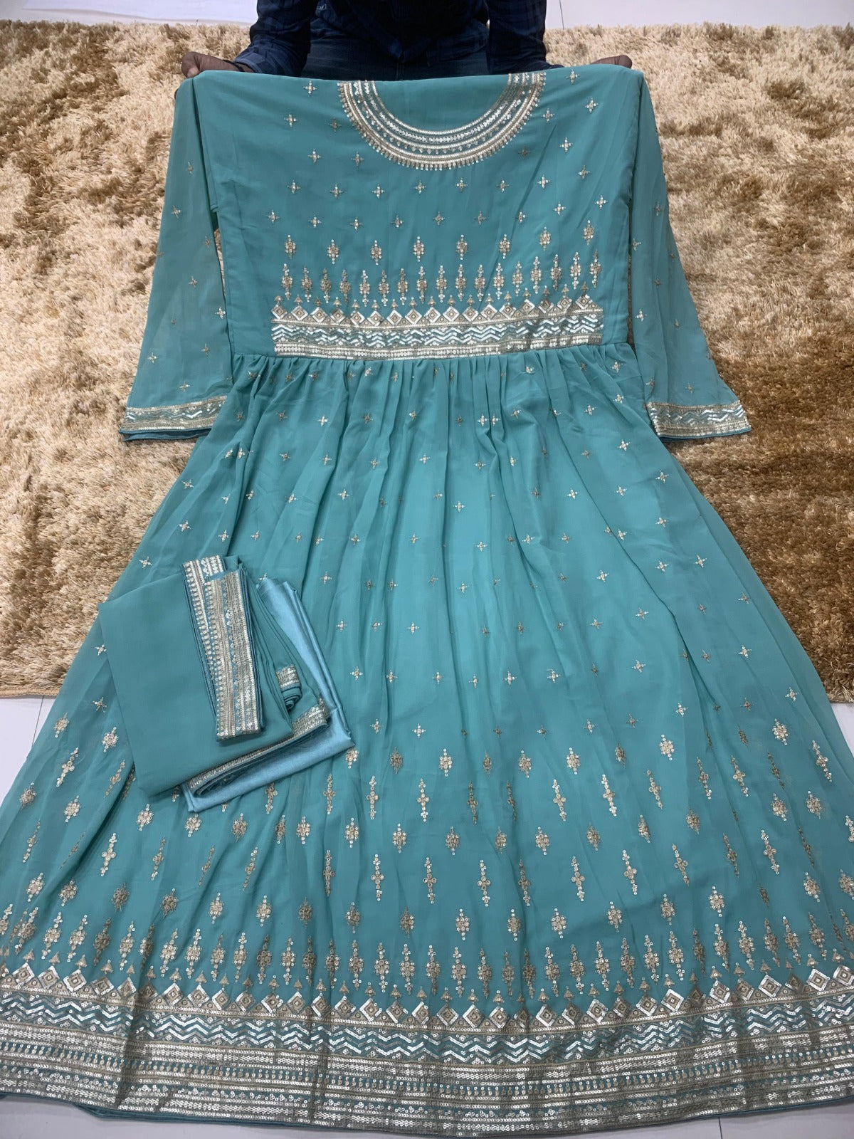 Stylish Georgette Fancy Suit@F