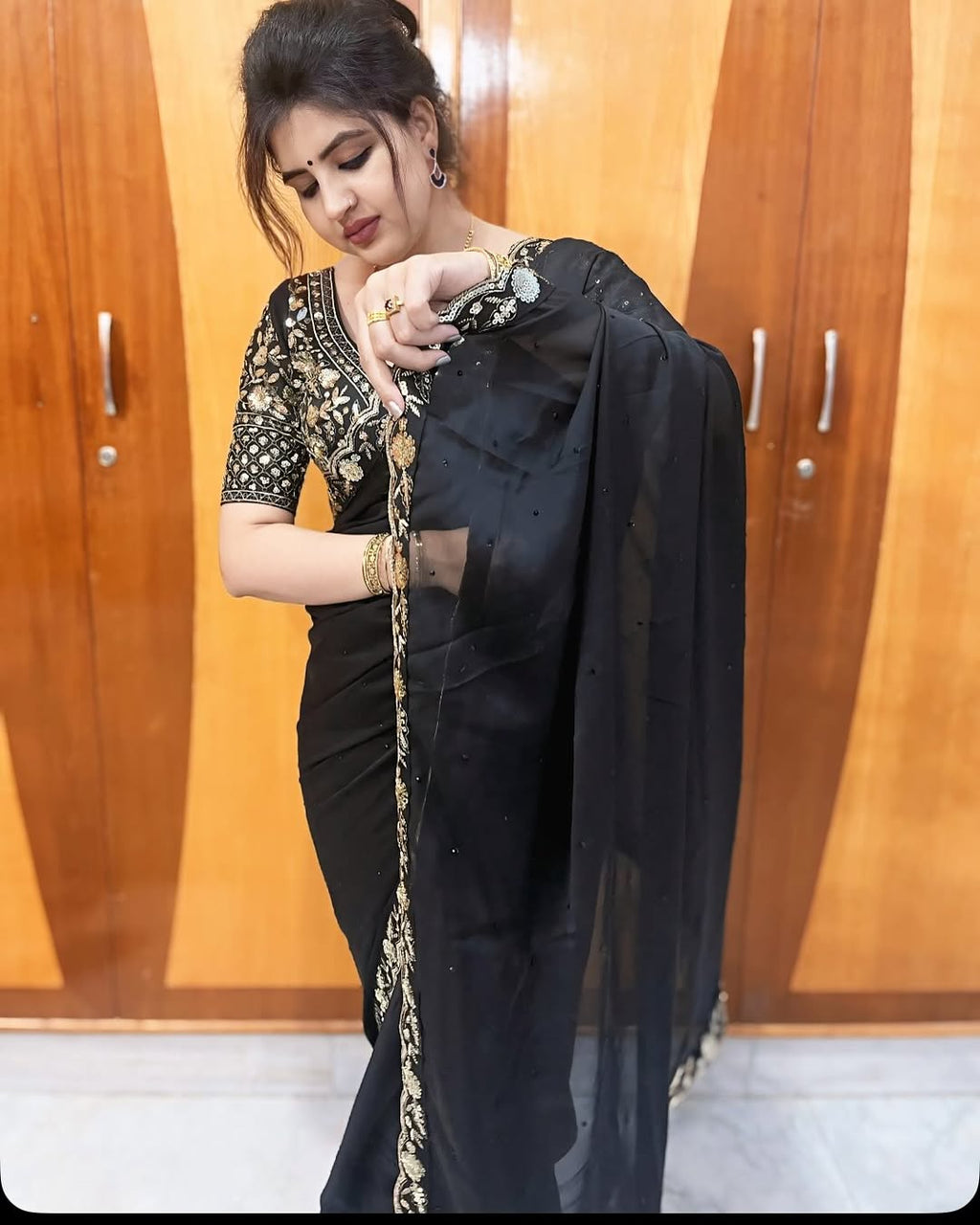 RANGOLI ARTSoft Organza Saree @f