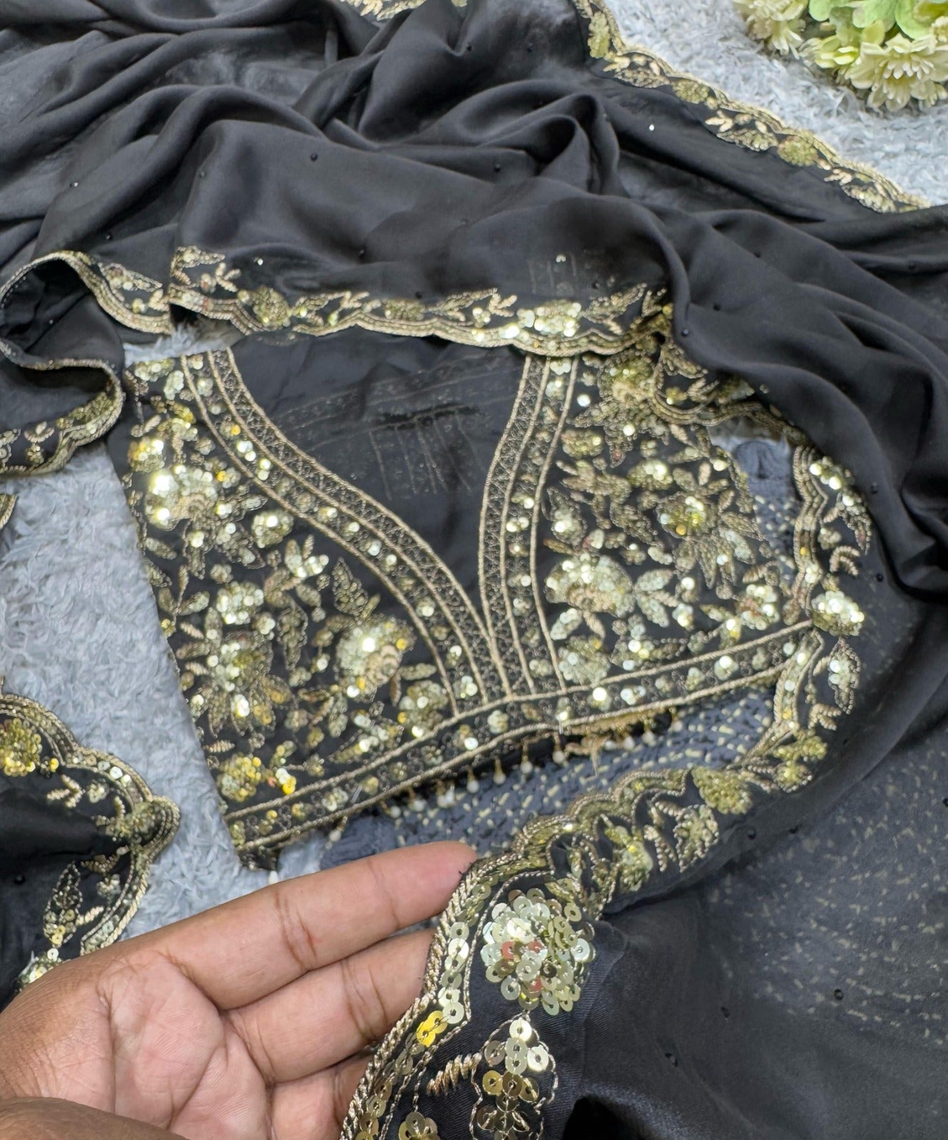 RANGOLI ARTSoft Organza Saree @f