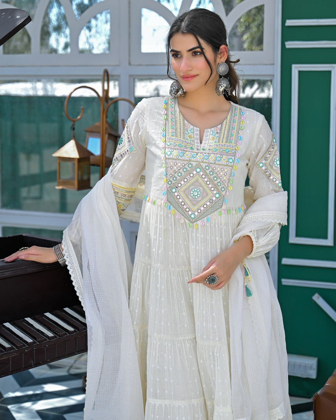 KESUDI Kurta Sets for Woman with Dupatta Cotton