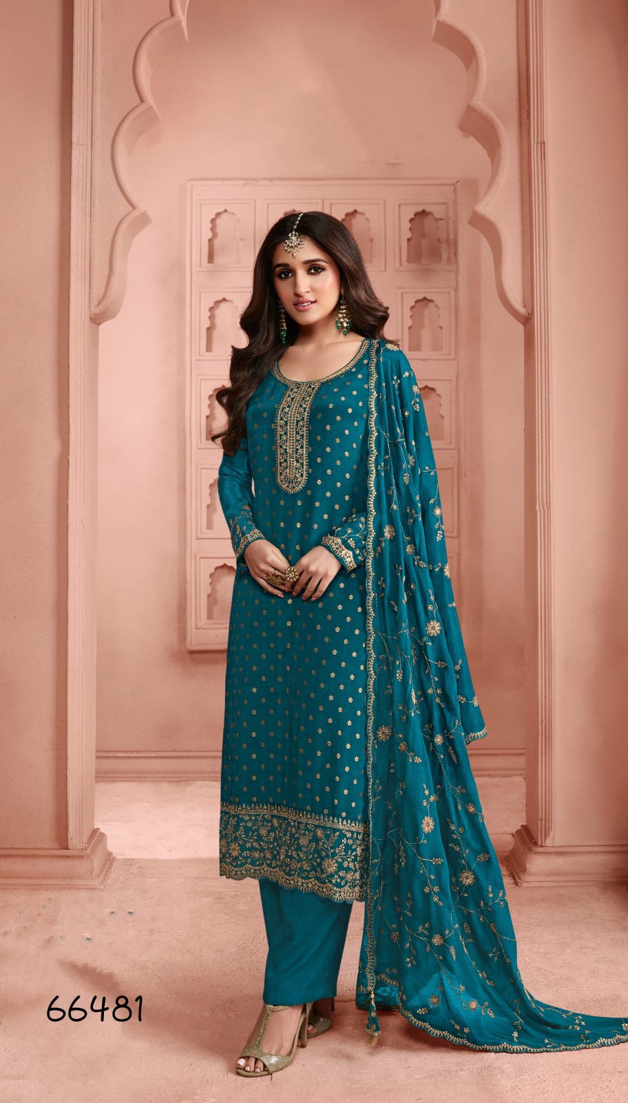 Embroidered Silk Salwar Kameez